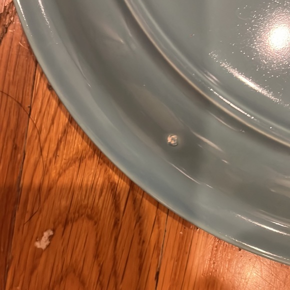 RARE - Crown Corning 11" Dinner Plates - Italy "B-6" - Prego Aqua Teal Turquoise - Picture 8 of 10